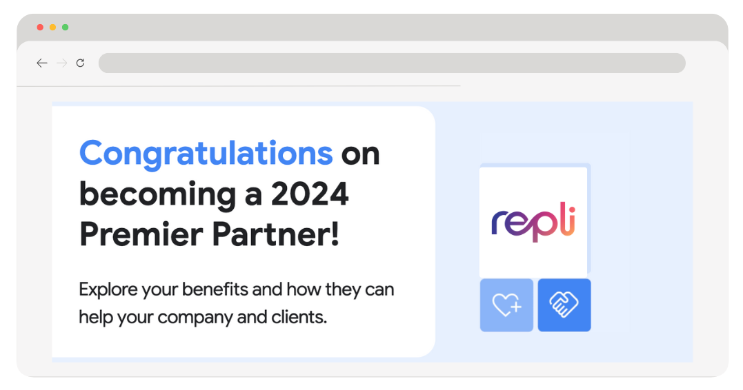 Repli Achieves 2024 Premier Partner Status in Google Partners Program