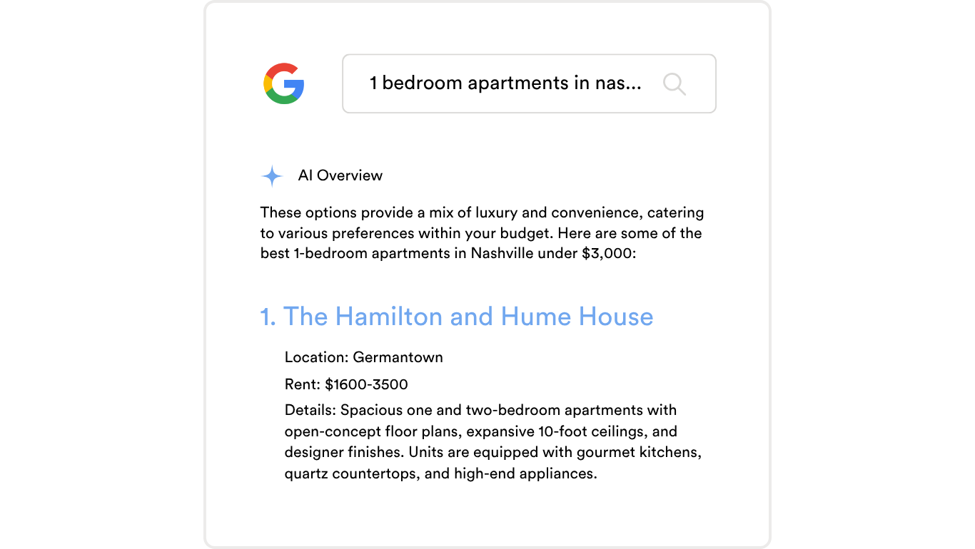 AI Search Result