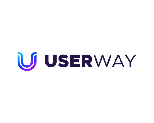 userway logo for accessibility integration