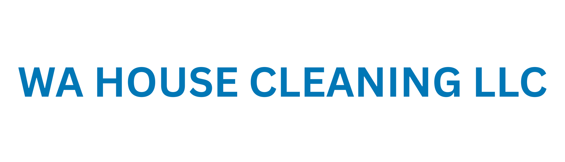 WA House Cleaning LLC in teal text.