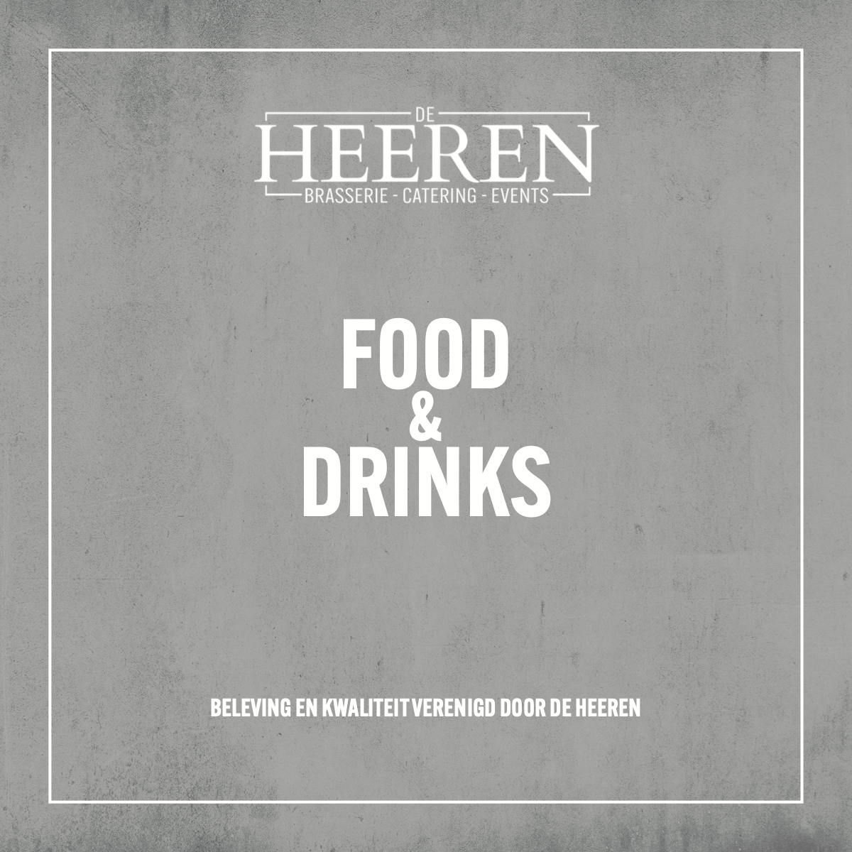 De cover van een boek met de titel eten en drinken