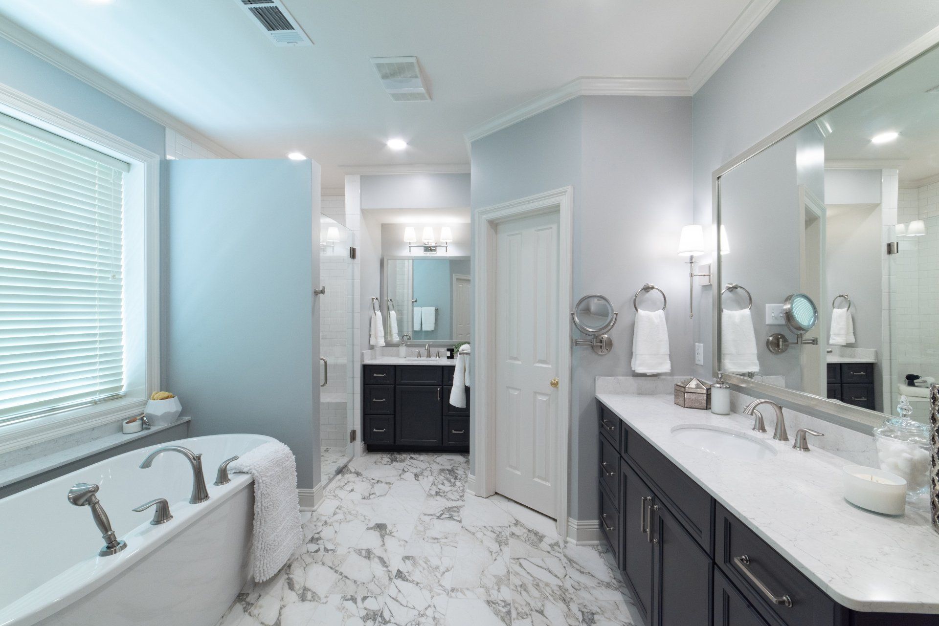 Transitional Bathroom Design Baton Rouge