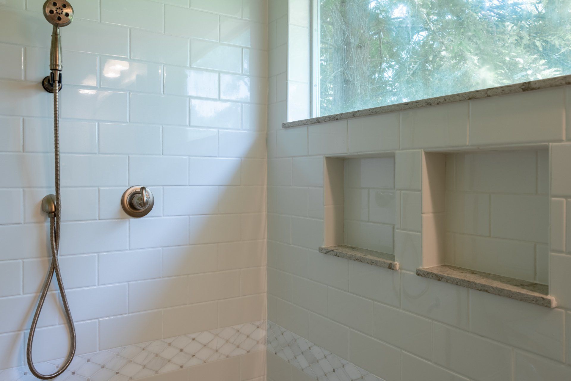 Subway Tile Shower Design Baton Rouge