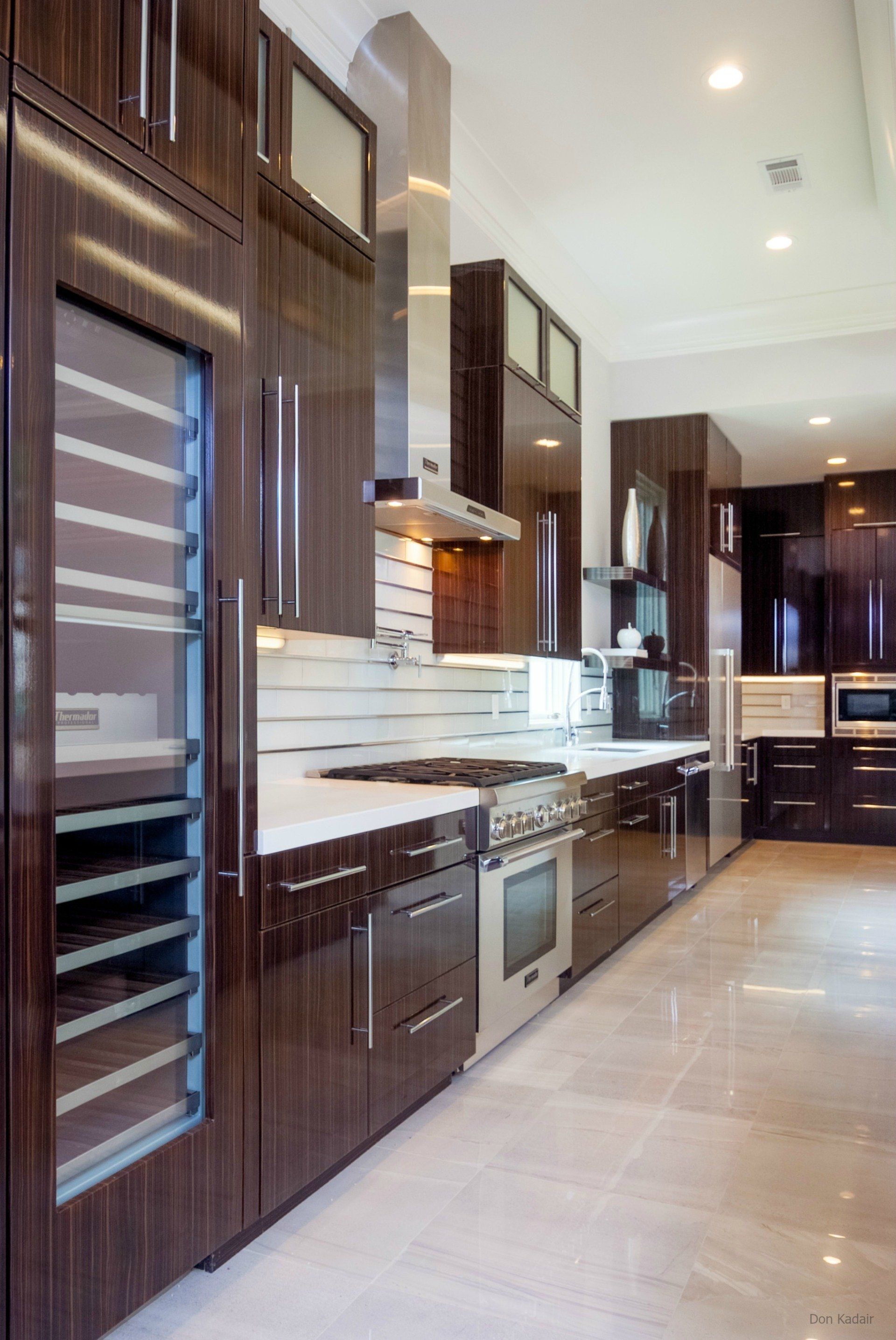 Modern Dark Cabinet Kitchen
