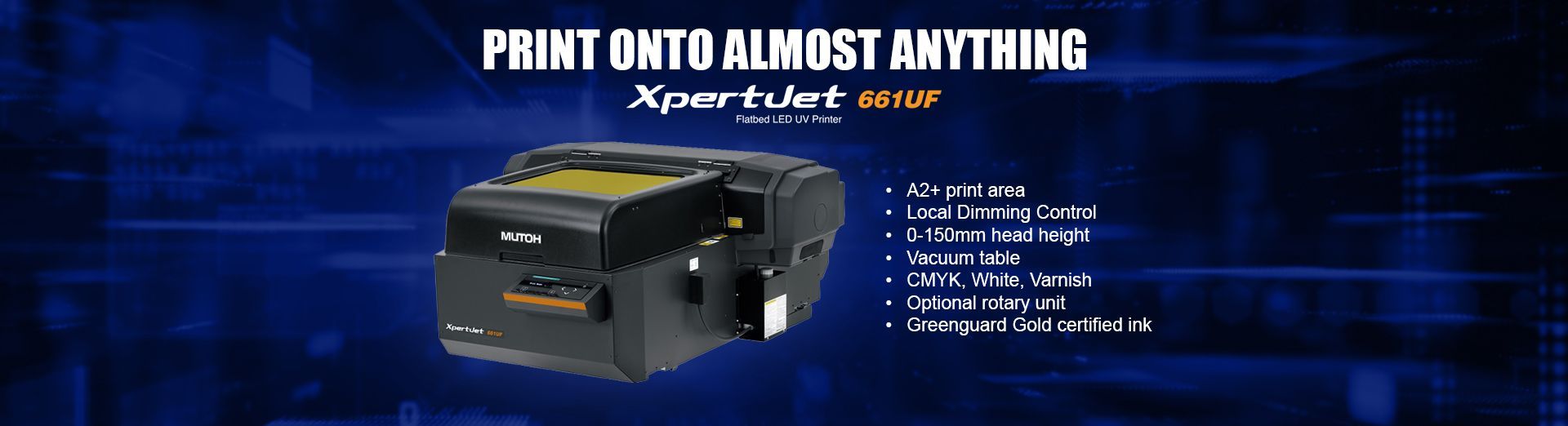 Mutoh Benchtop UV Printer