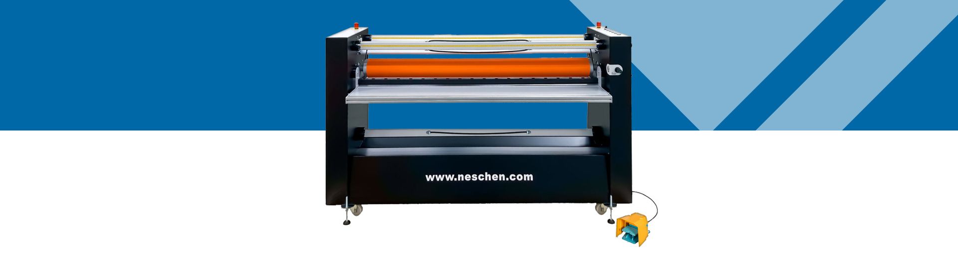 Neschen EcoLam 1650 laminator on blue background