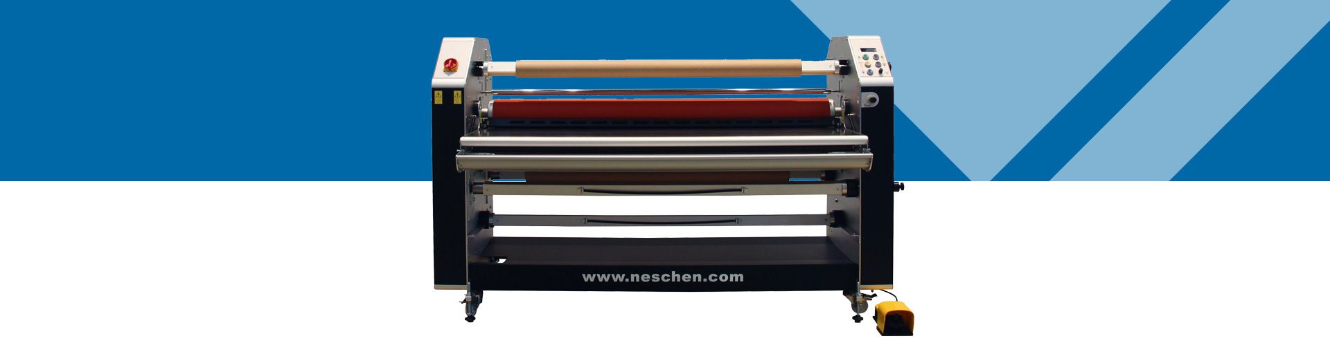 Neschen HotLam 1650 TH laminator on blue background