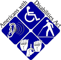 American Disabilities Act Logo — Anchorage, AK — Chinook Family Dentistry
