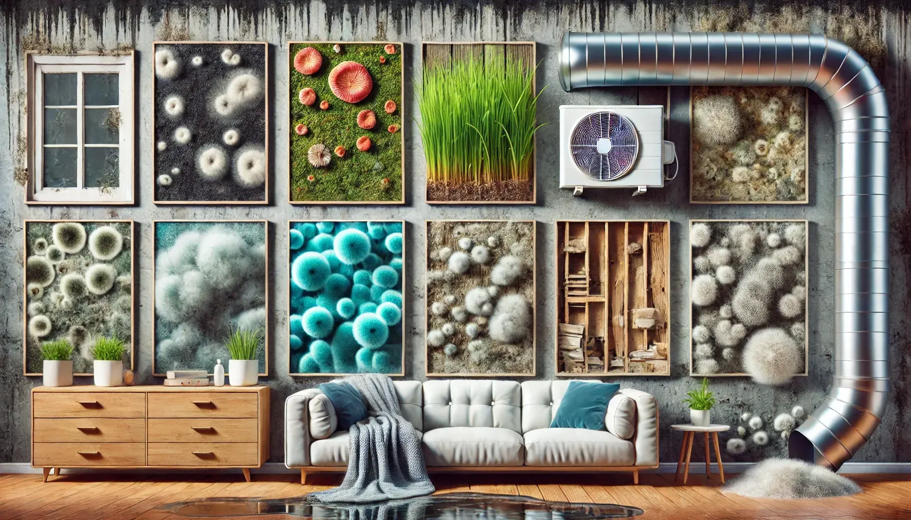 Visual representation of Types of Mold 