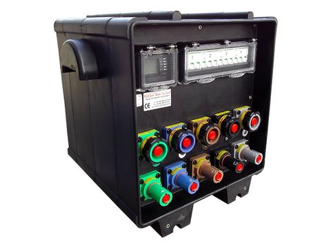 400 Amp 3 Phase Distro to 125, 63, 32 Amp Sockets