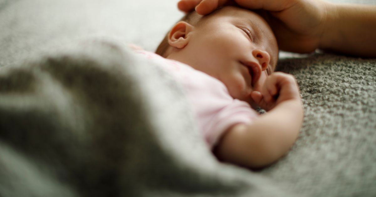New born baby sleeping