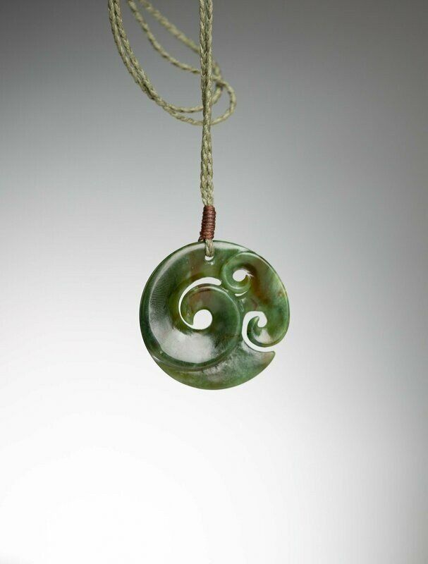 Greenstone Koru - Moko Pounamu