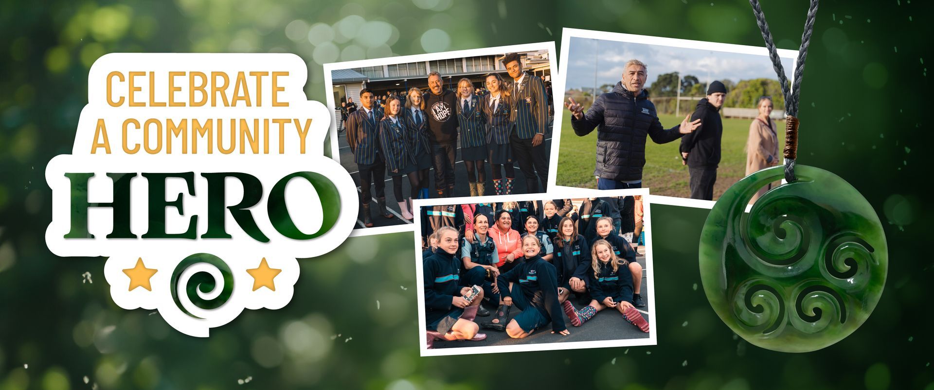Celebrate a community hero with Moko Pounamu and I am Hope