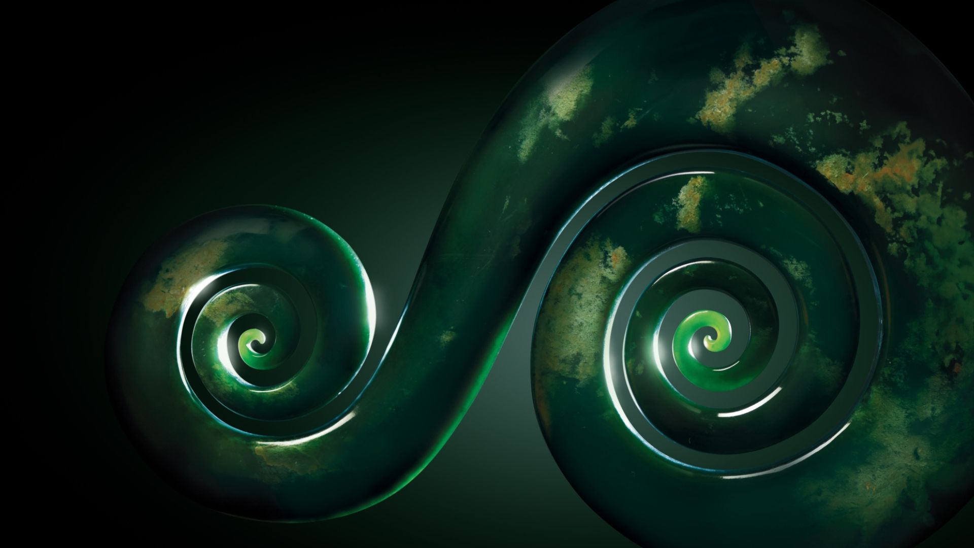 Greenstone double koru design