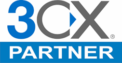 Logo for 3CX partner; blue