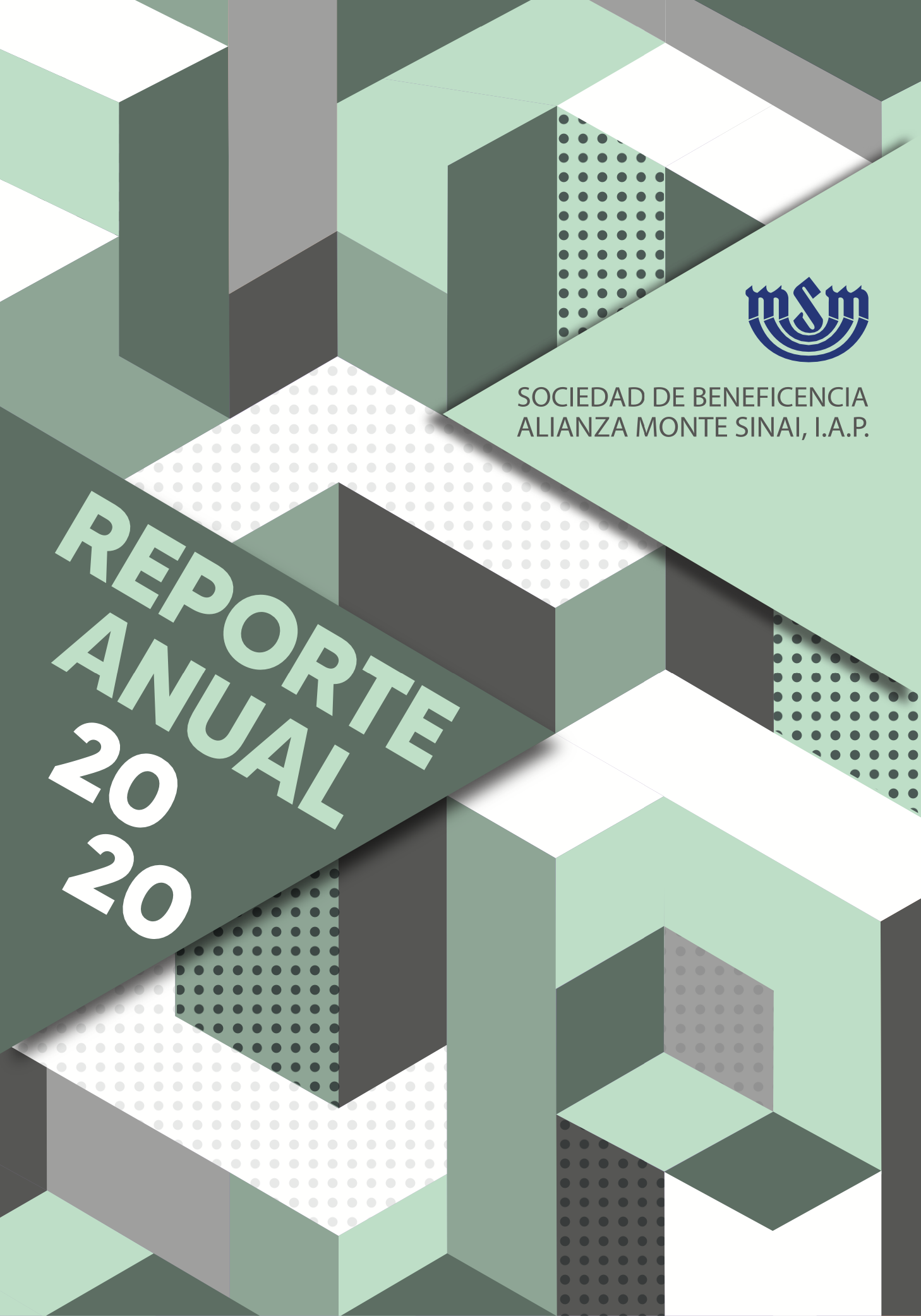 Se muestra un reporte anual para el año 2020.