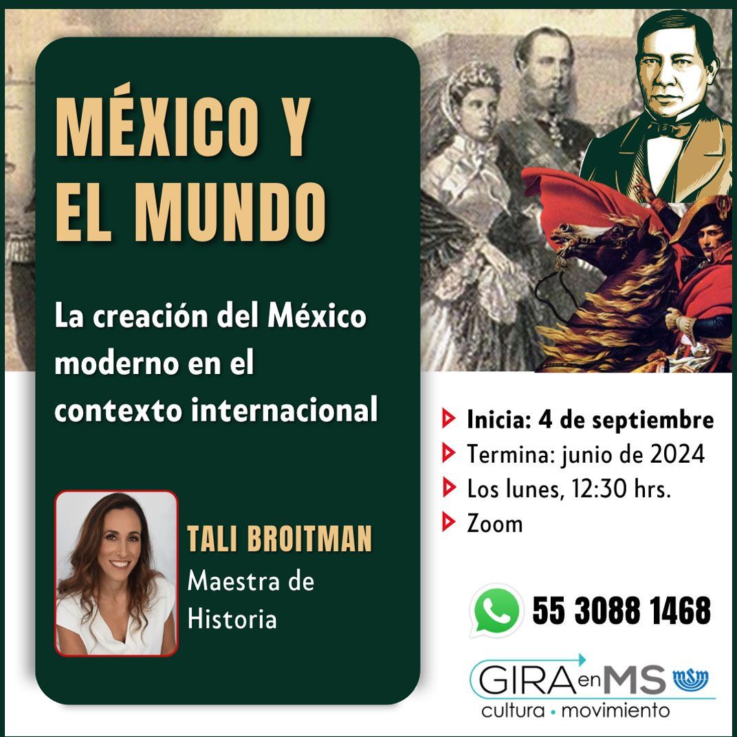 Un cartel de México y el mundo con una mujer.