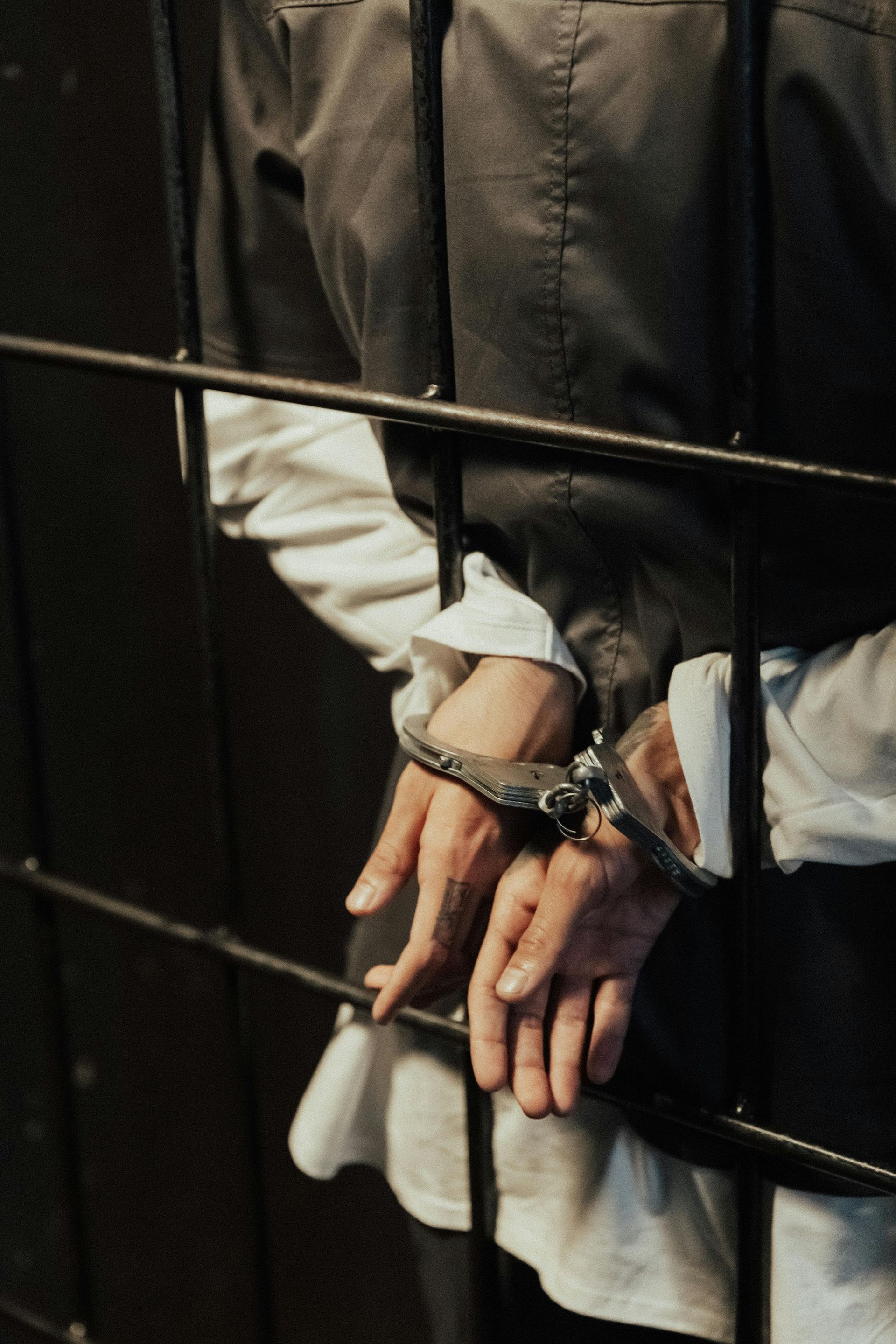 Man in handcuffs