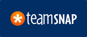 TeamSnap logo: white asterisk in orange circle, next to the word
