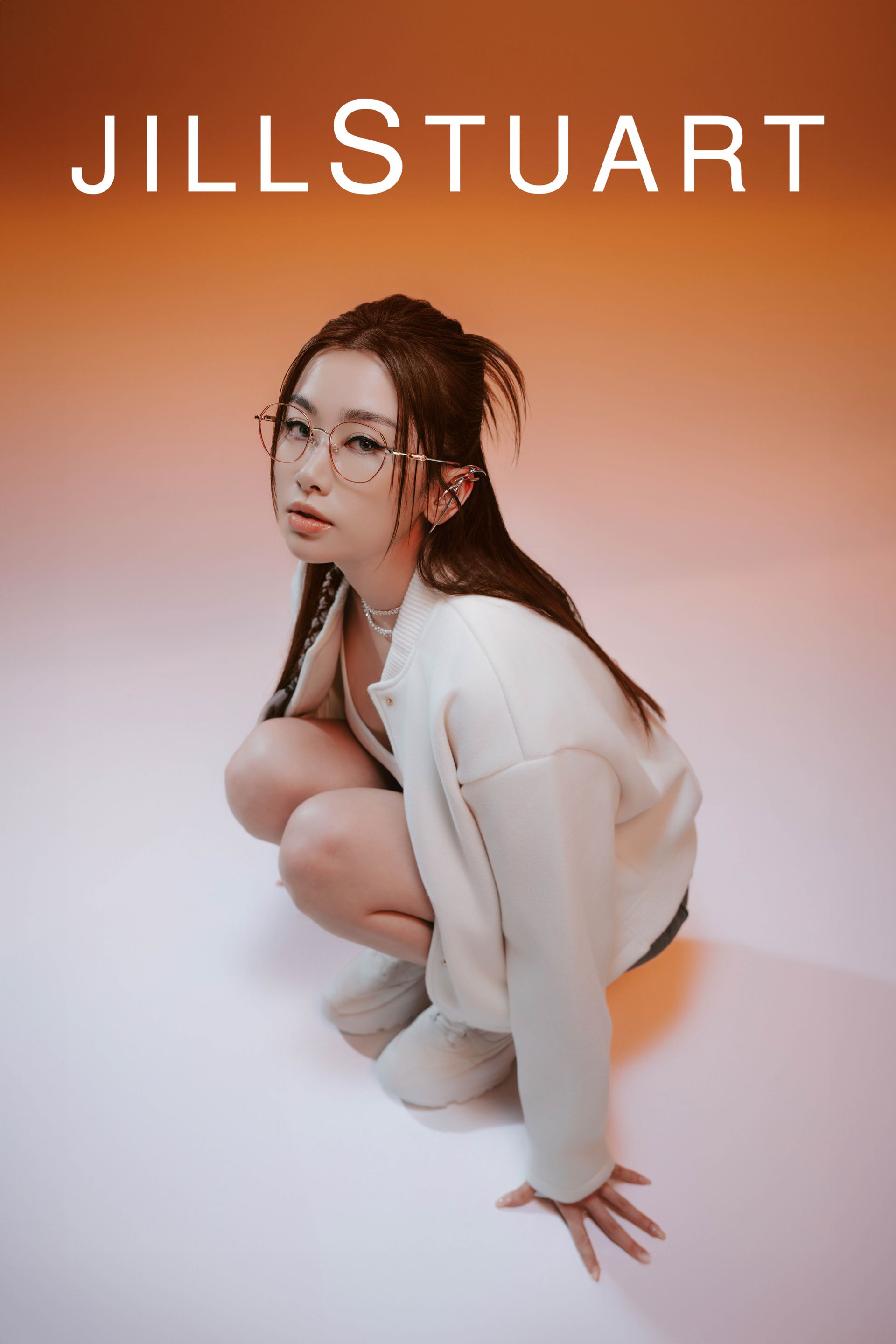 2024 Jill Stuart 眼鏡商品攝影，金屬鏡框、質感光影拍攝、專業平面攝影作品，品牌形象視覺