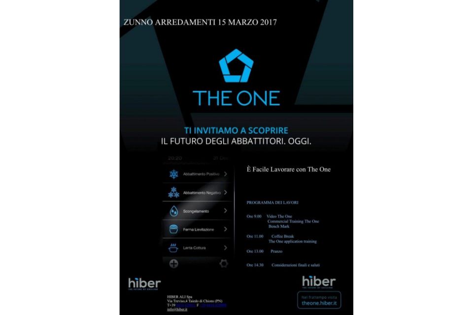 Volantino nero per l'evento