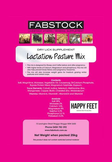 'Happy Feet' Lactation Pasture Mix