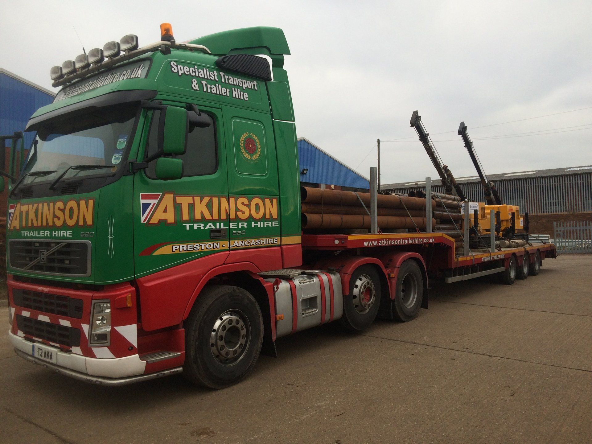 Freight logistics solutions at Atkinson Trailer Hire Ltd.