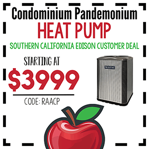 red apple air promo code coupon heat pump