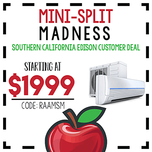 red apple air promo code coupon ac mini-split