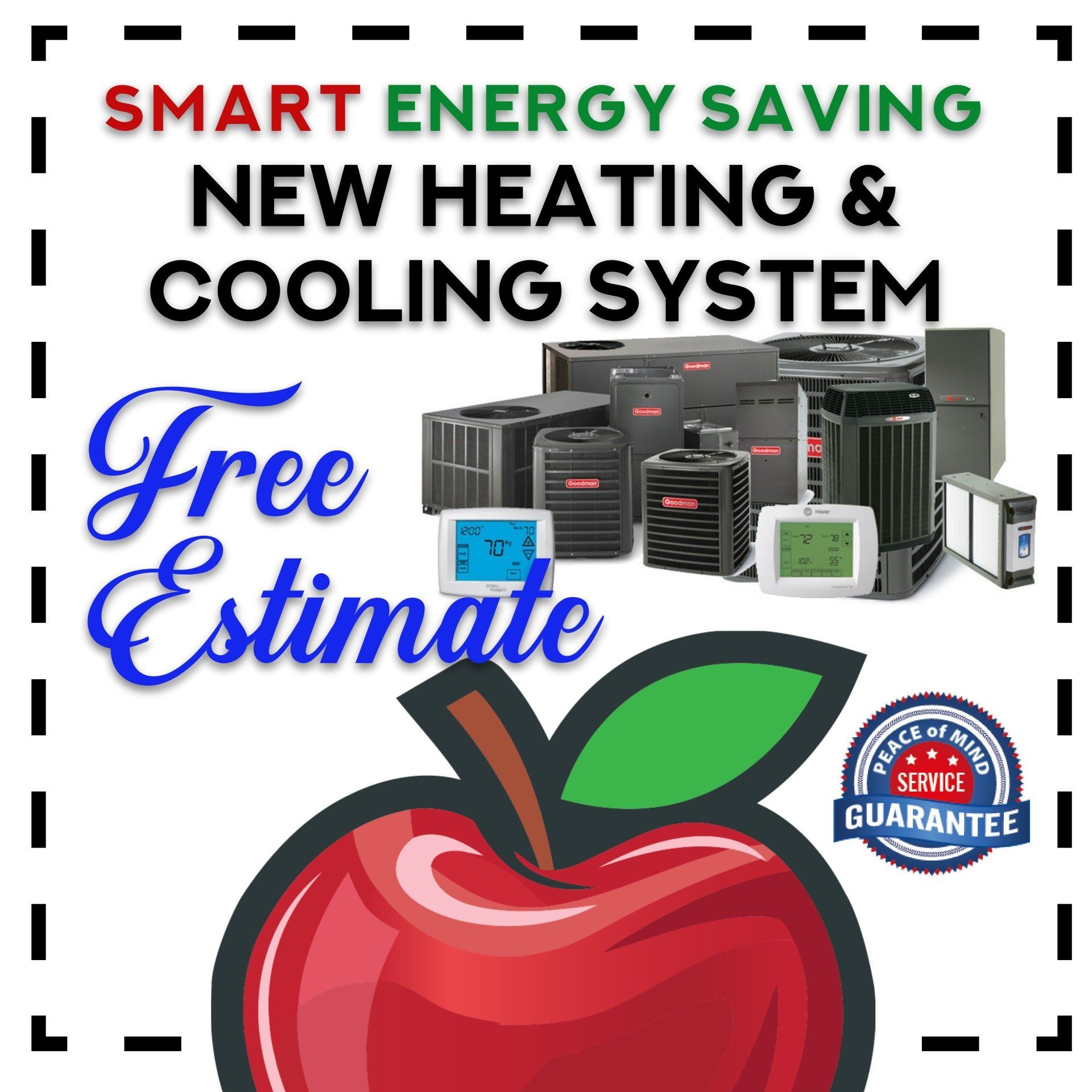 Red Apple Air  Heater or Ac Maintenance Promo code | Red Apple Air