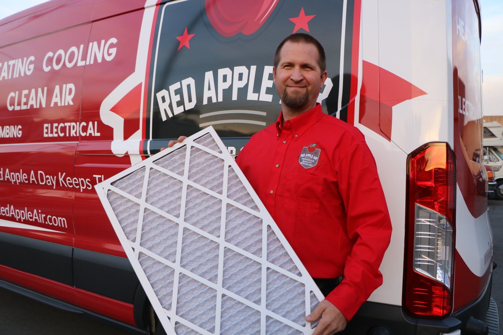 red apple air new AC installation