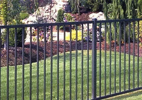 Black Metal Fence — Kilmarnock, VA — Booth Landscaping