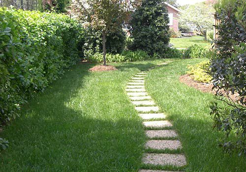 Hardscape Pathway — Kilmarnock, VA — Booth Landscaping