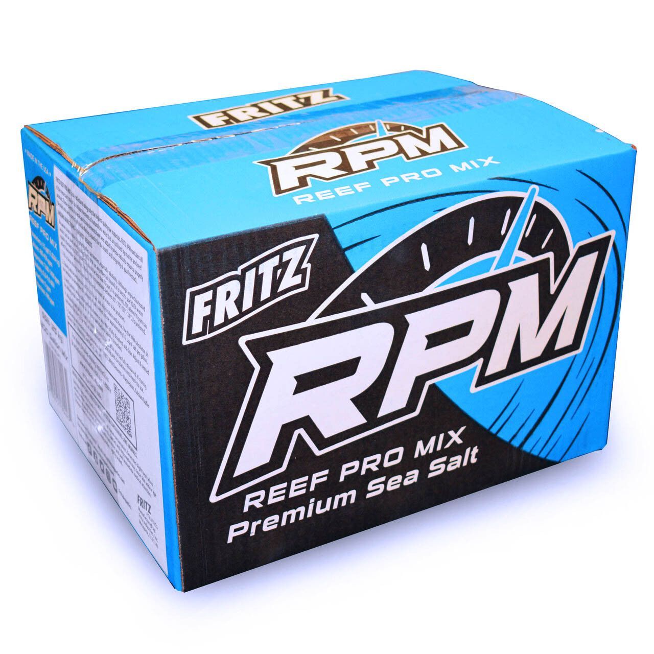 A box of fritz rpm reef pro mix premium sea salt