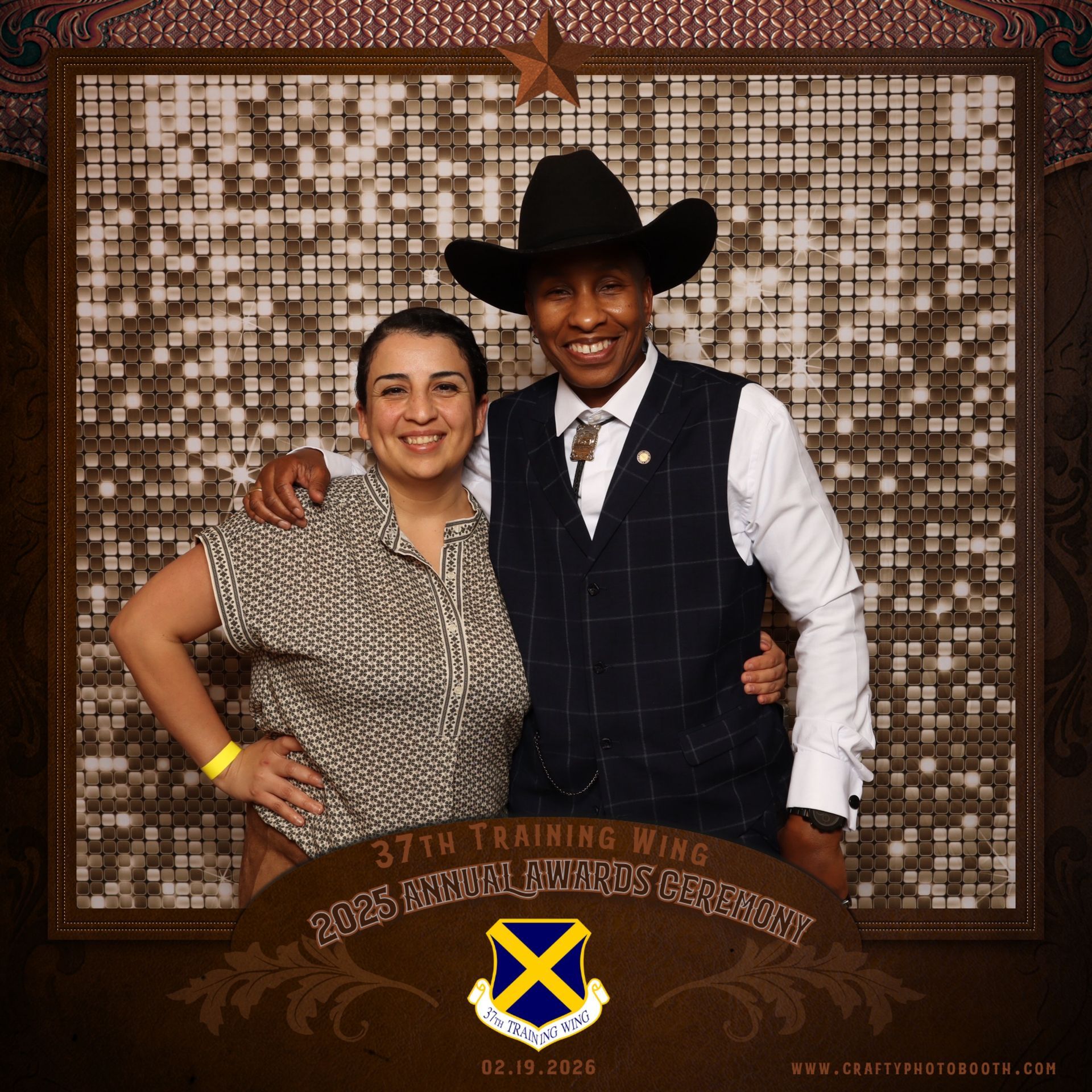 Western Theme Photo Booth Overlay