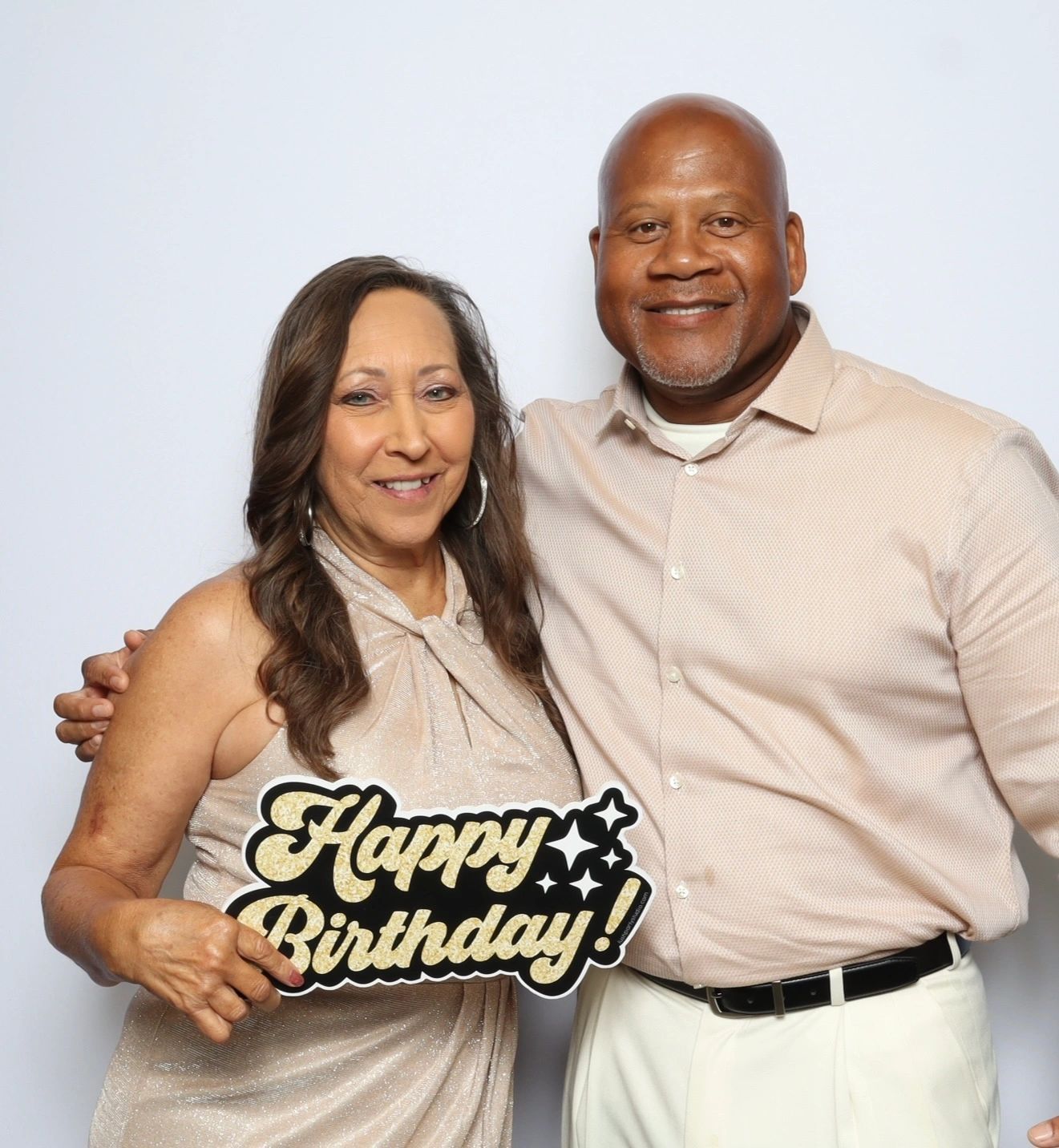 Celebration photo booth rental for milestone birthday party