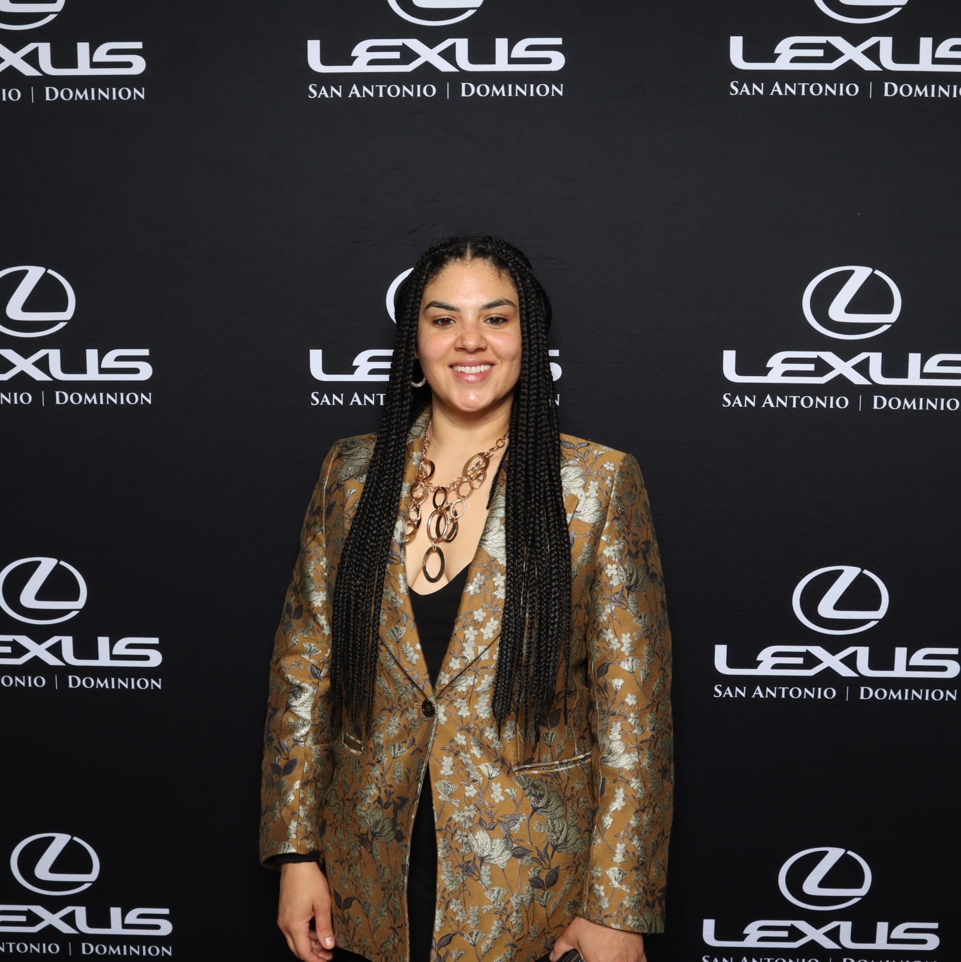 Corporate holiday party with branded printed photo booth backdrop