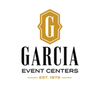 Garcia event centers logo on a white background.