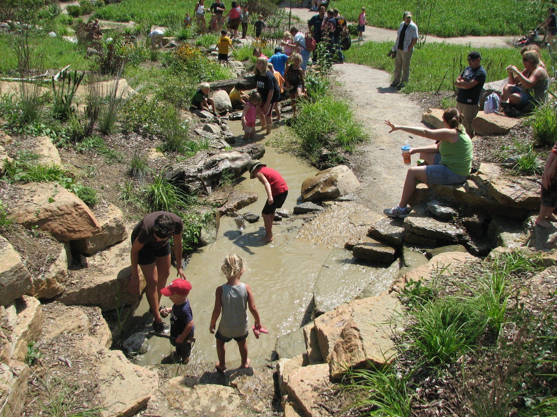 Cincinnati Nature Center - natural playscape