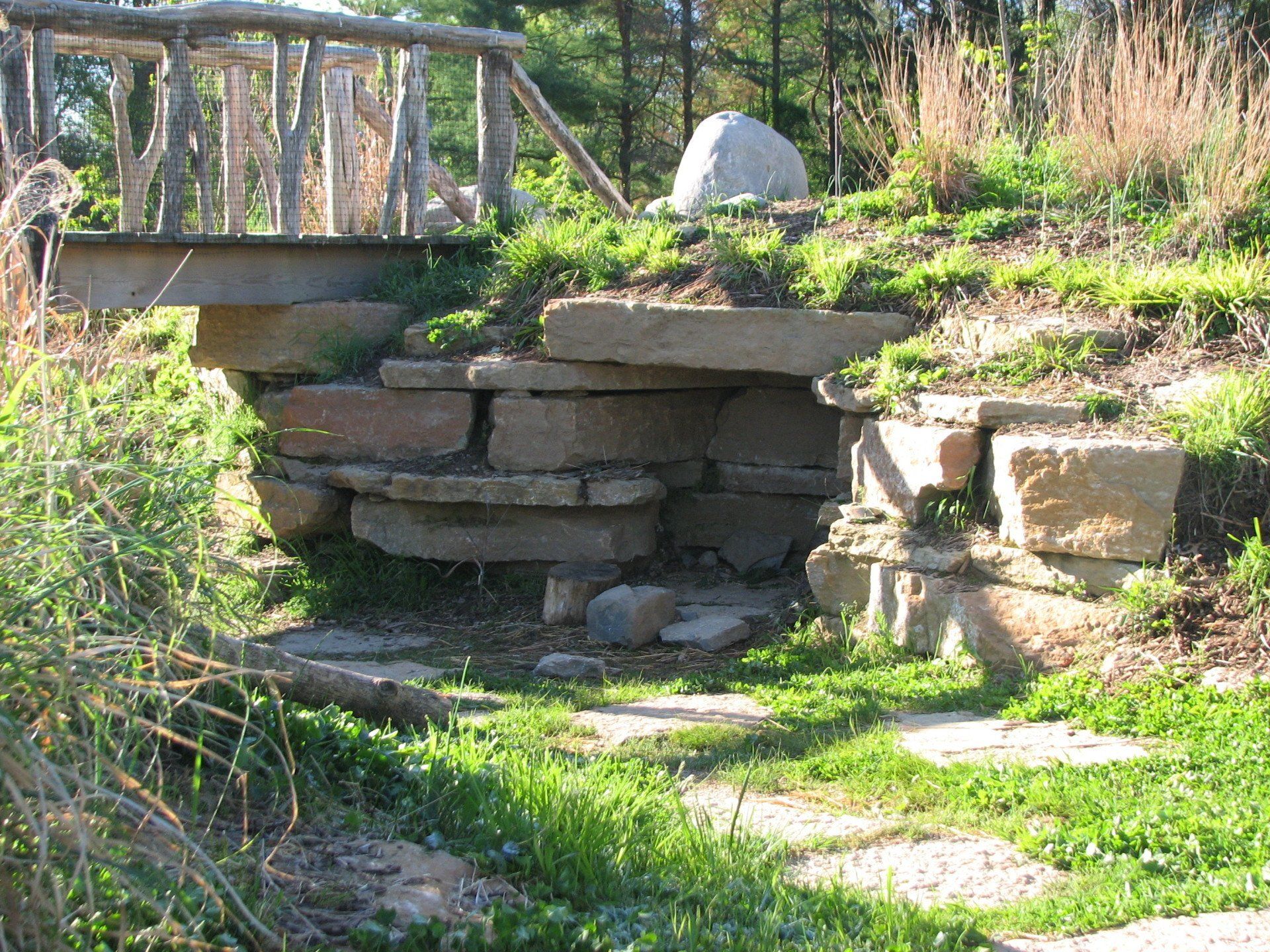 Cincinnati Nature Center - natural playscape
