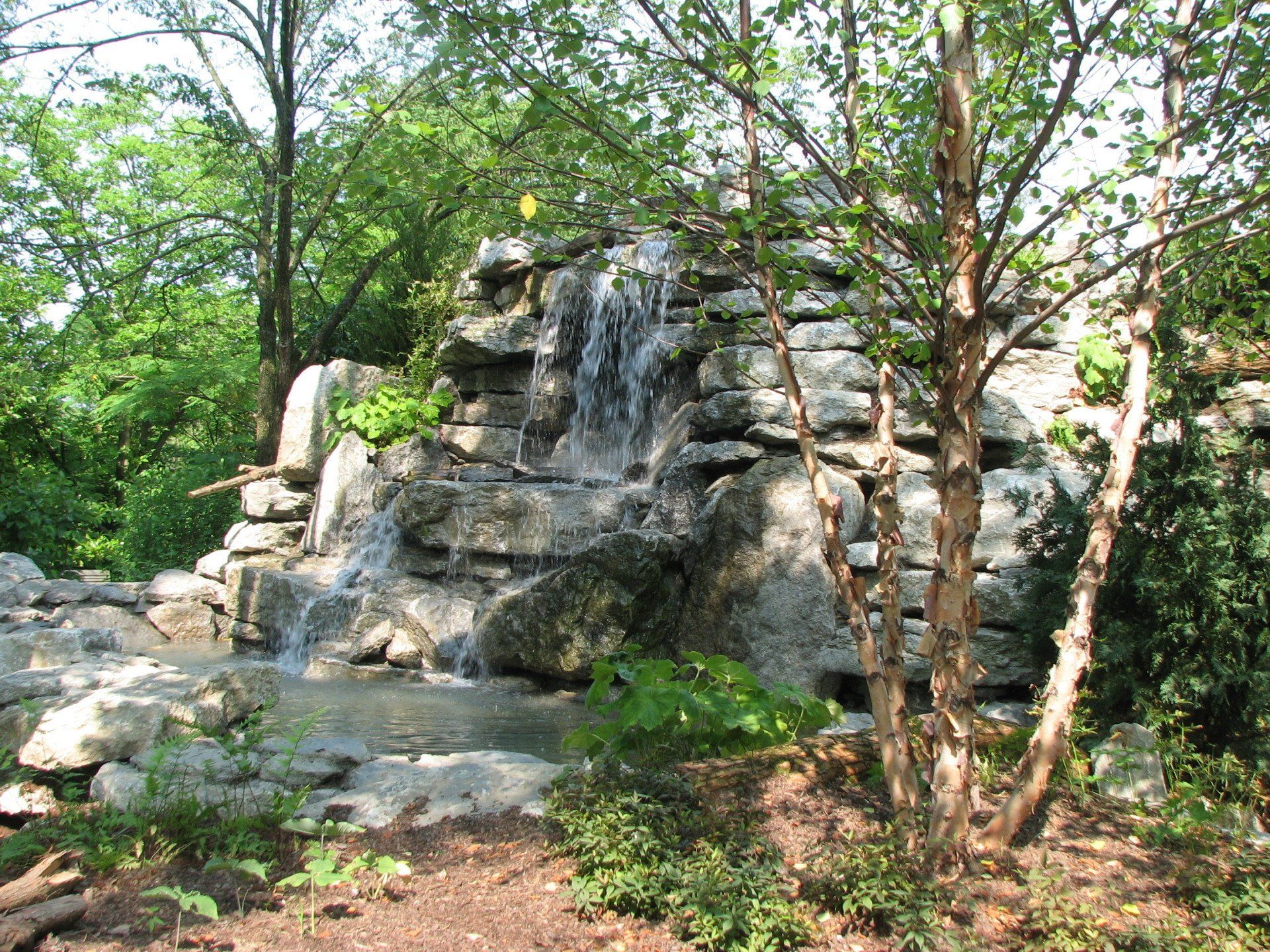 Cincinnati Zoo waterfall