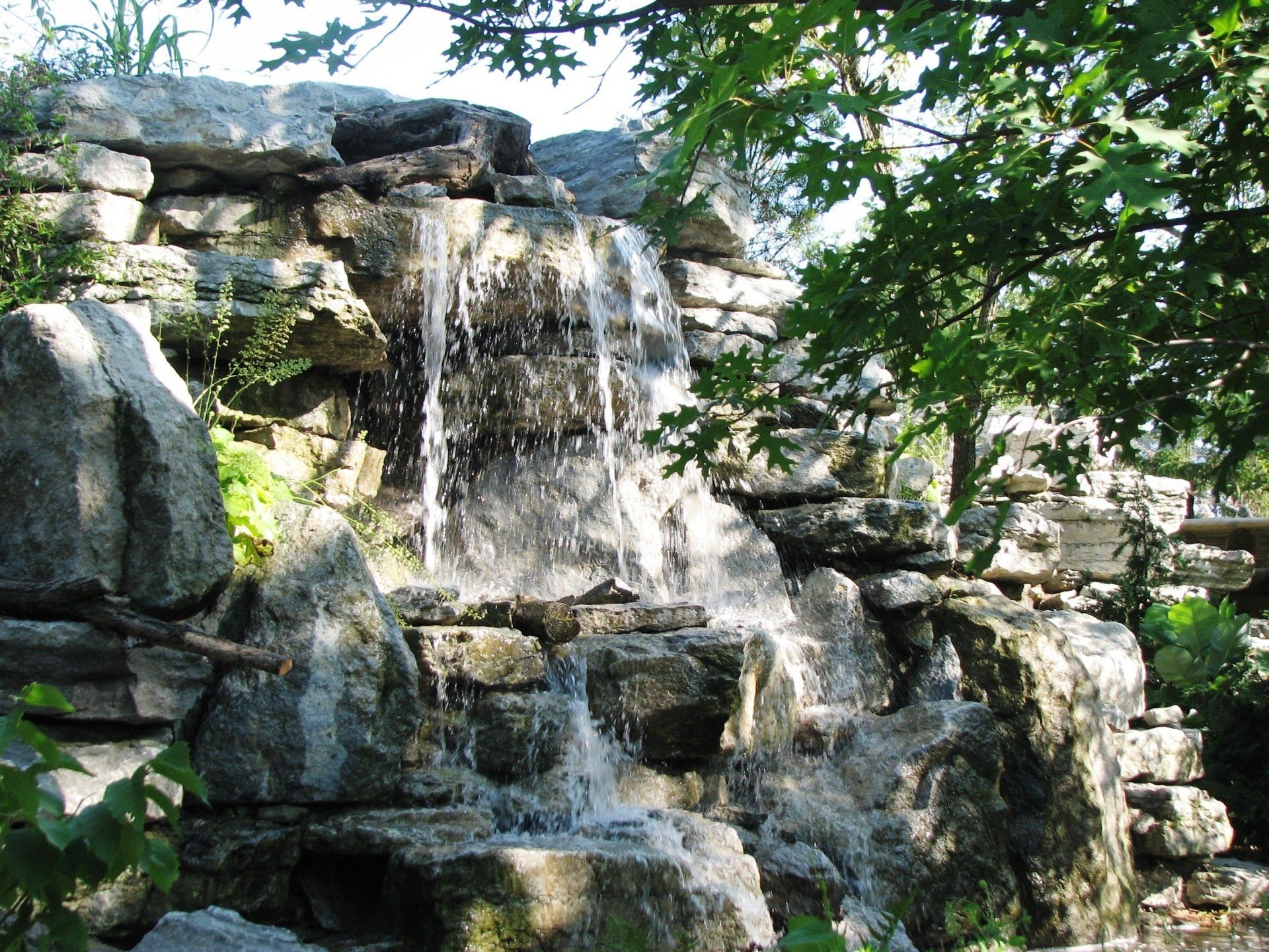 Cincinnati Zoo waterfall