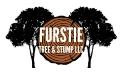 Logo: "Furtsie Tree & Stump LLC," with tree silhouettes framing a wood grain circle.