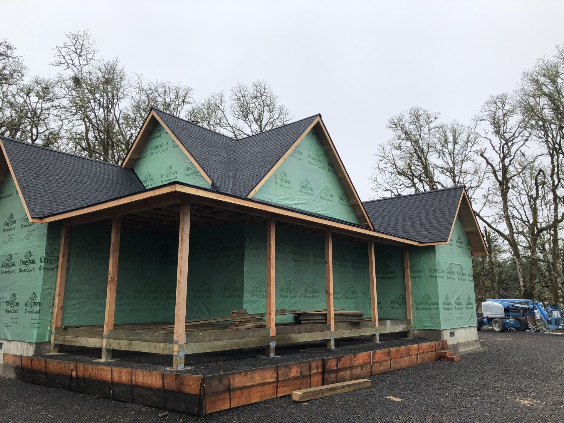 Trees Behind the House — Junction City, OR — Premier Roofing Services, LLC