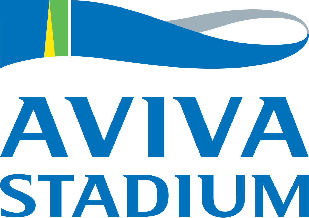 Aviva Stadium logo and text