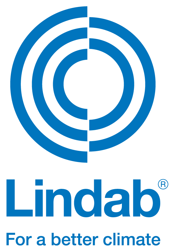 Lindab logo with target above