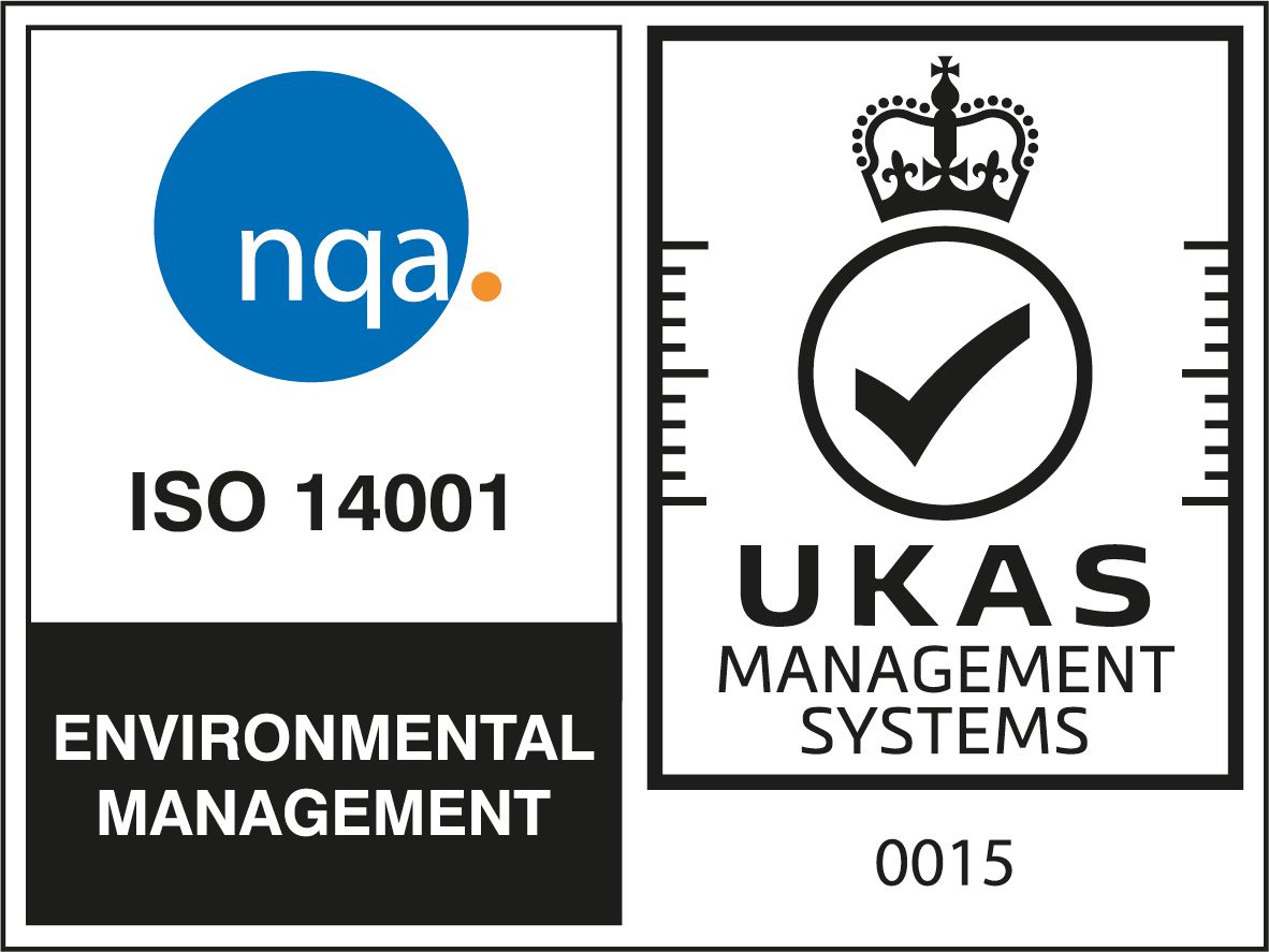 ISO 14001  UKAS logo for AC Manufacturing 