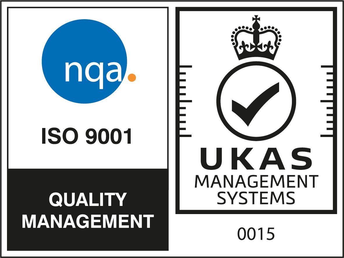 ISO 9001  UKAS logo for AC Manufacturing 