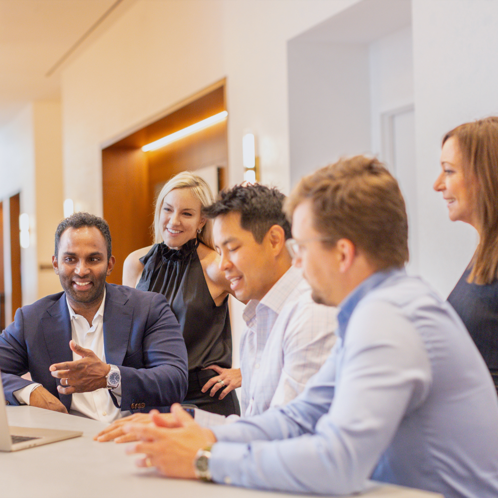 CEO/Owner Menaka with partners