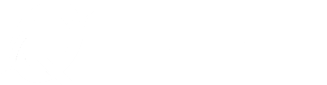 QuickPro Mobile Logo - Uppercase 'Q' and text Quickpro Mobile in white